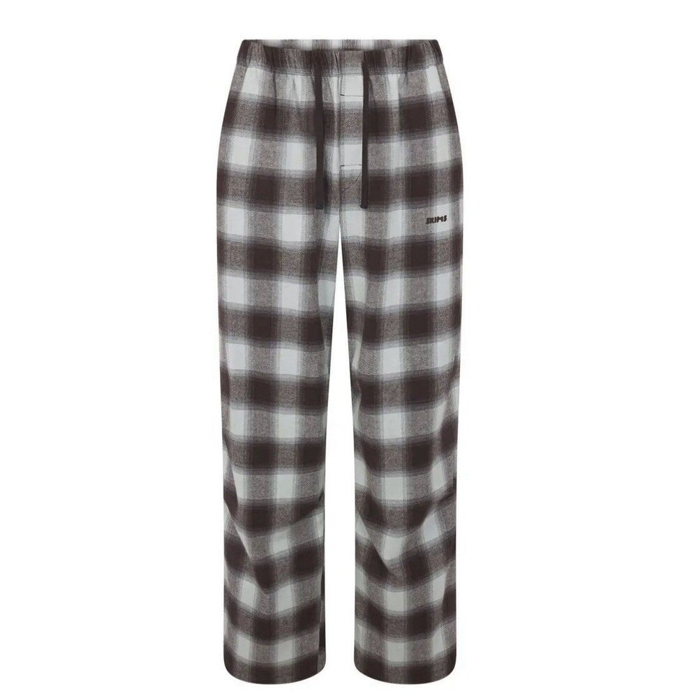 Skims Men’s Outdoor Flannel Drawstring Oversized Pants XL NWOT Vapor Blue
